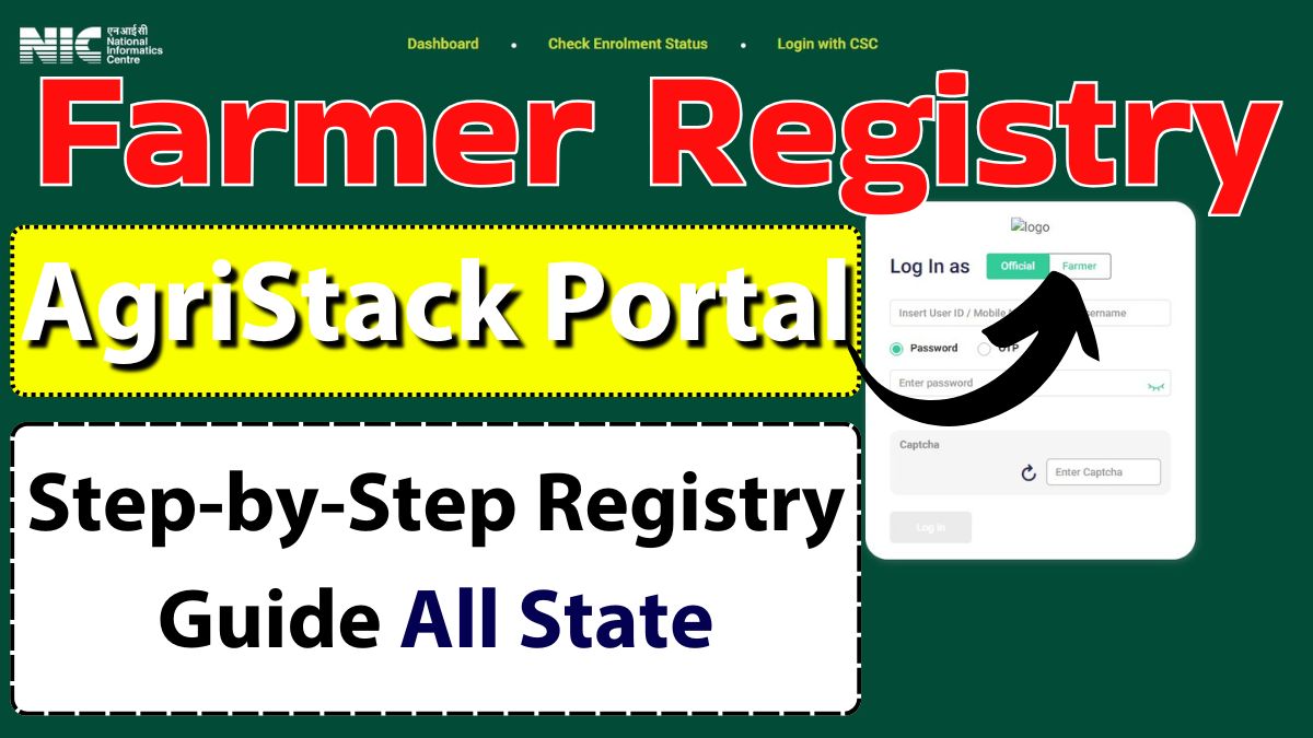 Agri Stack Portal Registration 2025