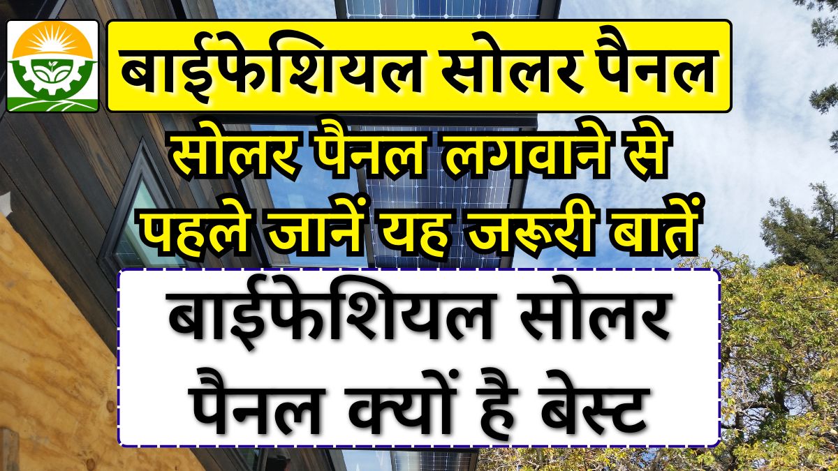 बाईफेशियल सोलर पैनल