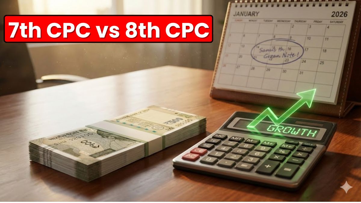 8th Pay Commission Latest News, Central Govt Salary Calculator, 7th CPC vs 8th CPC, DA Merger News, Government Employee Loan Schemes, Pension Revision 2026.